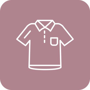 Gömlek. Web simgesi basit illüstrasyon