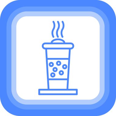 İç bakalım. Web simgesi basit illüstrasyon