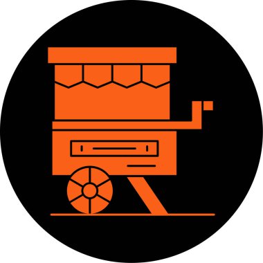 Yangın musluğu simgesi. Ağ için basit bir yangın musluğu vektör simgesi çizimi