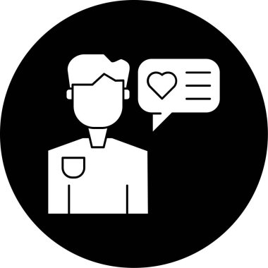 Bir kadın ve erkeğin vektör çizimi