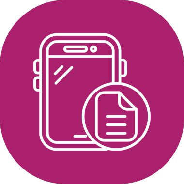 Vektör Mobil simge illüstrasyonu