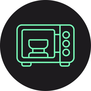 Vektör TV simgesi illüstrasyonu