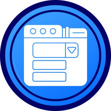 seo modern simgesinin vektör illüstrasyonu