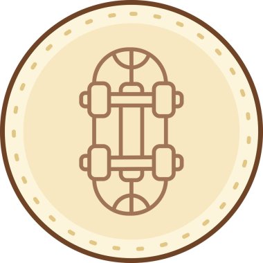 Modern bir simgenin vektör illüstrasyonu