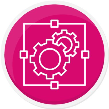 seo modern simgesinin vektör illüstrasyonu