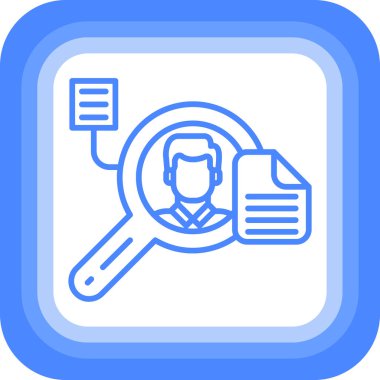 Ara. Web simgesi basit illüstrasyon