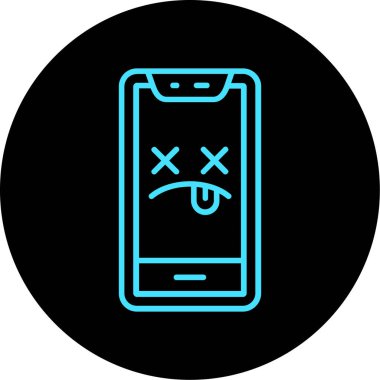 Vektör Mobil simge illüstrasyonu