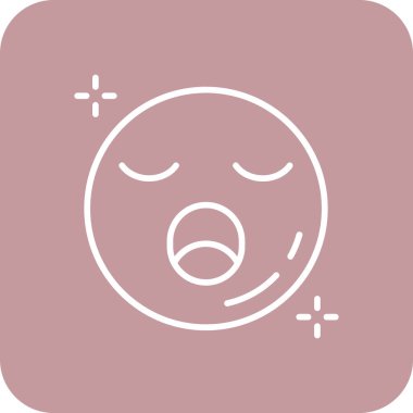 Üzgün emoji simgesi tasarım vektörü