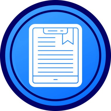 Belge simgesinin vektör illüstrasyonu