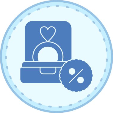 Kilitli bir kalbin vektör çizimi