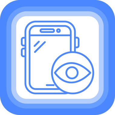 Göz simgesi, vektör illüstrasyon tasarımı