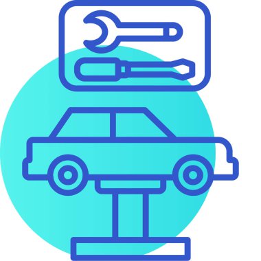 araba tamir servisi simgesi