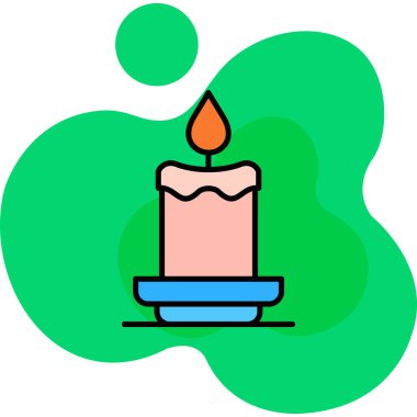 Cadılar Bayramı kategorisinde mum yakma simgesi