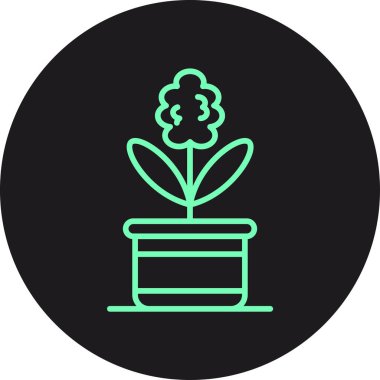 vektör saksı simgesi