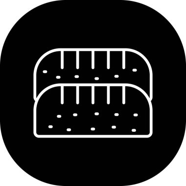 projeniz için vektör ekmek simgesi