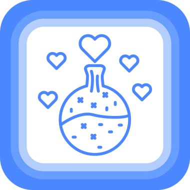 Aşk günü simgesi - ana hatlarıyla