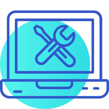 Onarım. Web simgesi basit illüstrasyon