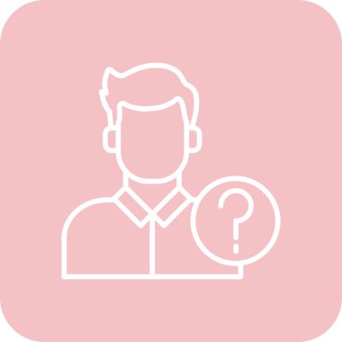 avatar erkek kullanıcı simgesi ana hat biçiminde