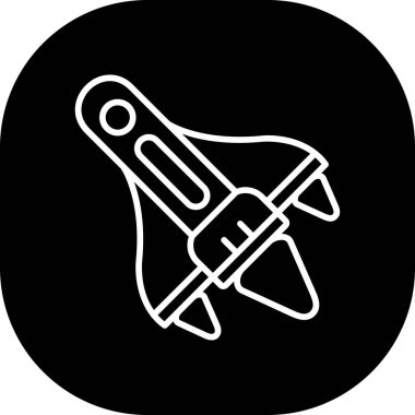 Uçak. Web simgesi basit illüstrasyon