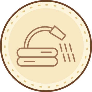 Gıda simgesinin vektör illüstrasyonu