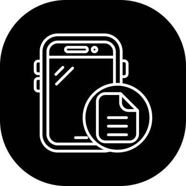 mobil uygulama simgesi, vektör illüstrasyon tasarımı