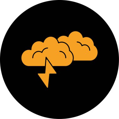 Bulut simgesinin vektör illüstrasyonu