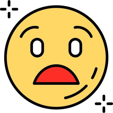 yüz simgesi, vektör illüstrasyonu