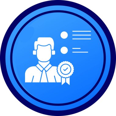 Bir erkek ve kadın ikonunun vektör çizimi