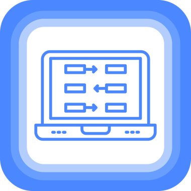 seo modern simgesinin vektör illüstrasyonu