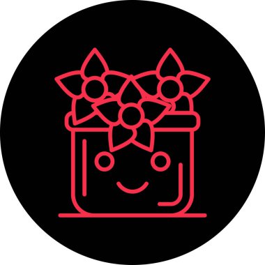 Güzel yüz. Basit tasarım