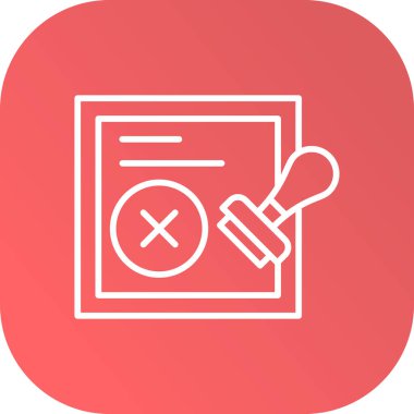 Simge, vektör illüstrasyonunu sil
