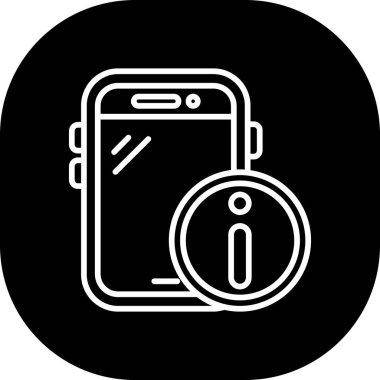 Vektör akıllı telefon simgesi illüstrasyonu