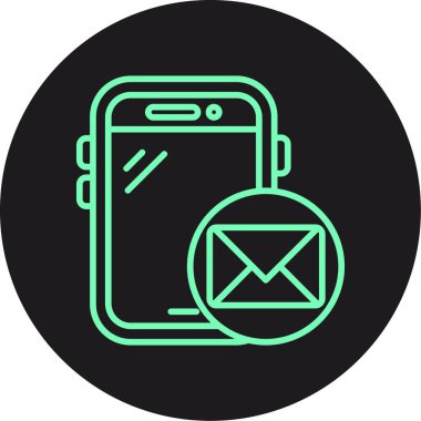 e- posta simgesi vektör illüstrasyonu