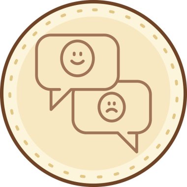 Modern bir simgenin vektör illüstrasyonu