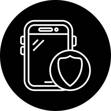 cep telefonu ikonu vektör illüstrasyonu