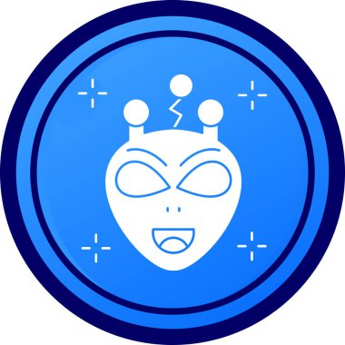 uzaylı başlık simgesi, basit biçim