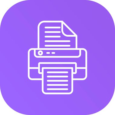 belge simgesi, vektör çizimi