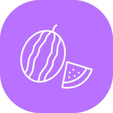 Karpuzun vektör çizimi