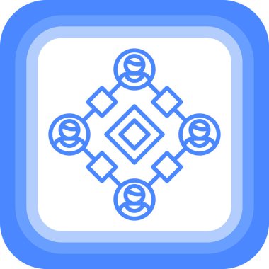 iş stratejisi simgesi, vektör tasarımı