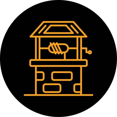 Gıda simgesinin vektör illüstrasyonu