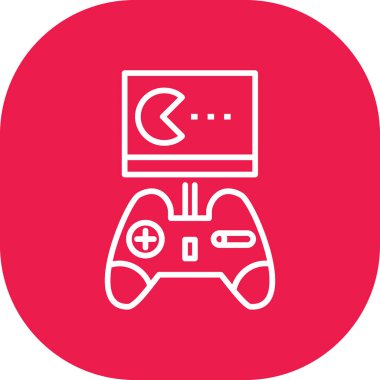 Oyun kontrolörü. Basit resimleme