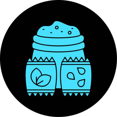 şirin çizgi film simgesinin vektör illüstrasyonu