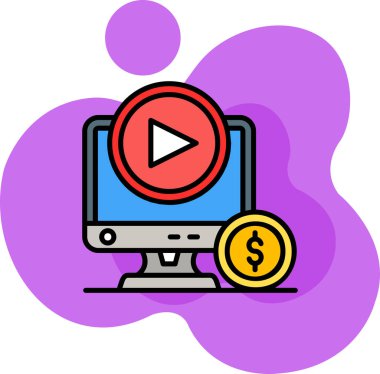 dolar işareti ve oku olan bilgisayar