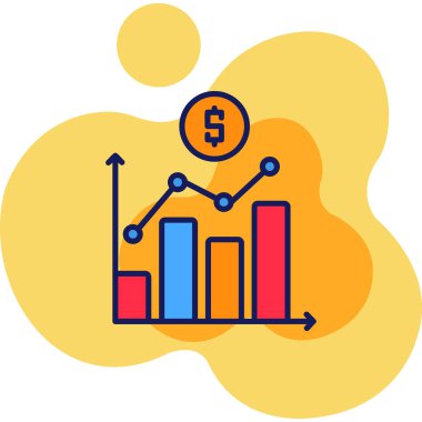 İş grafiği vektör çizim