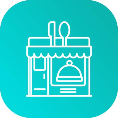 Gıda simgesinin vektör illüstrasyonu