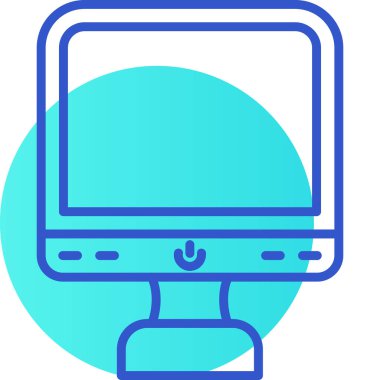 izleyici simgesi, vektör illüstrasyonu