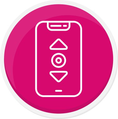 Cep telefonu. Basit resimleme