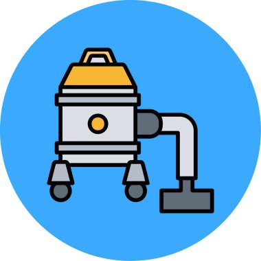 robot. Web simgesi basit illüstrasyon