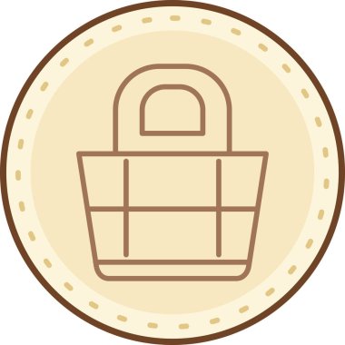 Kilit simgesinin vektör illüstrasyonu