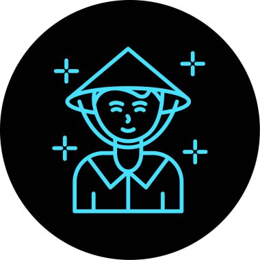 İnsan simgesinin vektör illüstrasyonu